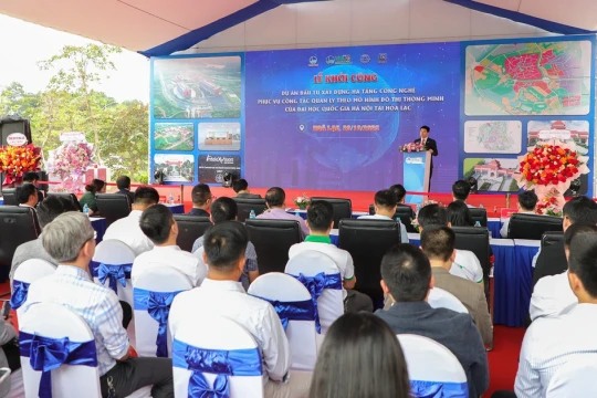 ĐHQGHN khởi công Dự án hạ tầng công nghệ đô thị thông minh tại Hòa Lạc