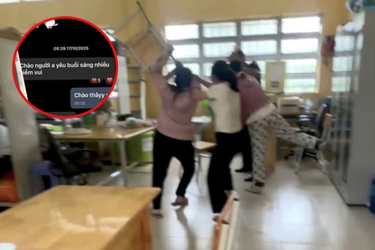 Vụ phụ huynh lao vào đánh thầy giáo: Hé lộ tin nhắn "thân mật" thầy gửi cho nữ sinh lớp 10