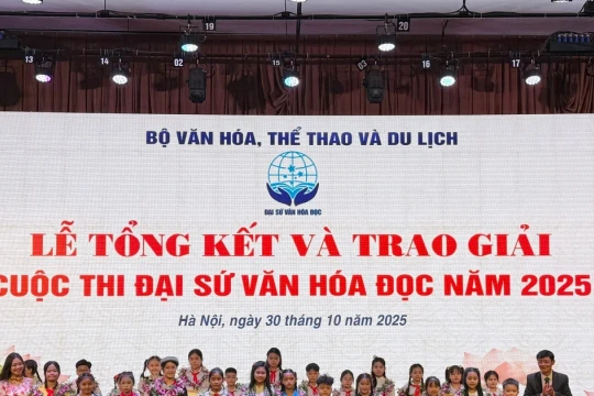 Gần 1,2 triệu thí sinh tham gia Cuộc thi Đại sứ Văn hóa đọc 2025 Gần 1,2 triệu thí sinh tham gia Cuộc thi Đại sứ Văn hóa đọc 2025