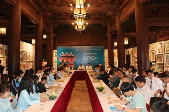 Tri ân nhà khoa bảng khai mở phong khí học thuật tại Văn Miếu - Quốc Tử Giám Tri ân nhà khoa bảng khai mở phong khí học thuật tại Văn Miếu - Quốc Tử Giám