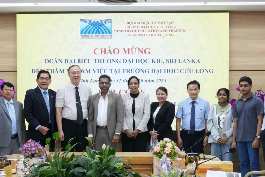 Trường ĐH Cửu Long tăng cường hợp tác với Trường Đại học KIU, Sri Lanka