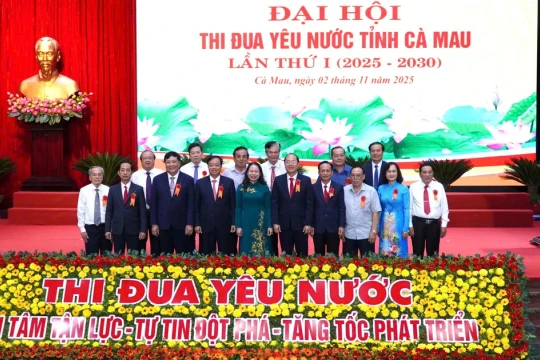 Phó Chủ tịch nước dự Đại hội thi đua yêu nước tỉnh Cà Mau