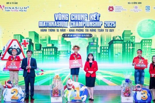 18 thí sinh xuất sắc nhất tại Chung kết phía Nam Mathnasium Championship 2025