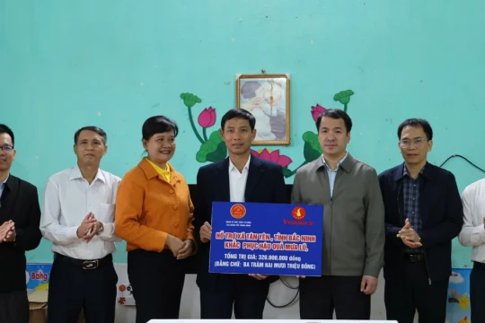 Hỗ trợ trường học, người dân khắc phục hậu quả mưa lũ ở Bắc Ninh