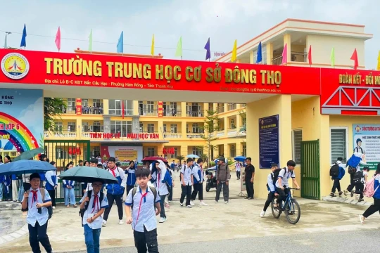 Trường THCS Đông Thọ vững bước trên hành trình đổi mới giáo dục
