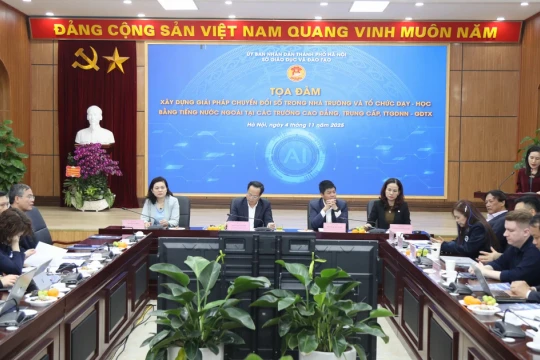 Hà Nội đẩy mạnh chuyển đổi số trong các cơ sở giáo dục nghề nghiệp