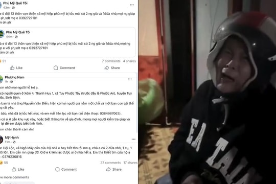 Người dân giữa tâm bão kêu cứu, cần sự hỗ trợ