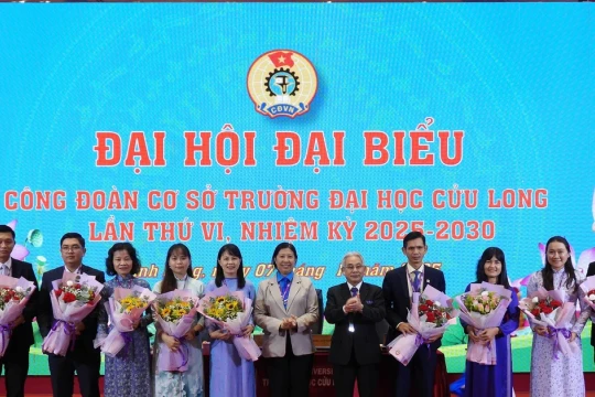 Công đoàn Trường ĐH Cửu Long thực hiện nhiều phần việc thiết thực, ý nghĩa