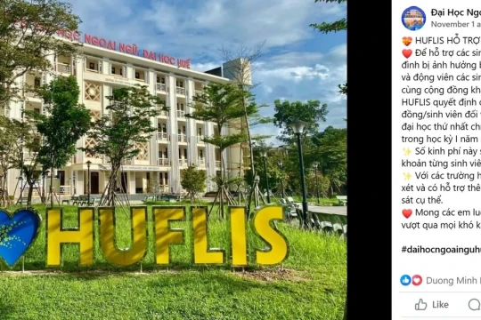 Nhiều trường Đại học tại Huế hỗ trợ người lao động, sinh viên bị ảnh hưởng lũ lụt
