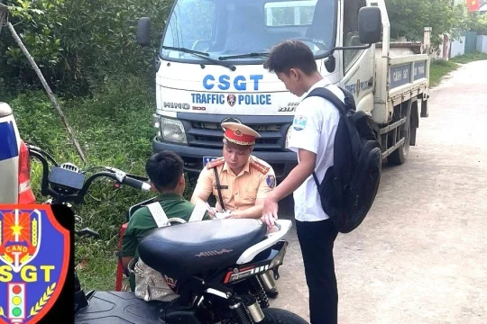 Hơn 6.800 học sinh ở Phú Thọ vi phạm an toàn giao thông từ đầu năm