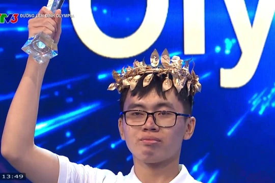 Nam sinh Lạng Sơn thắng thuyết phục trận thi tuần Olympia