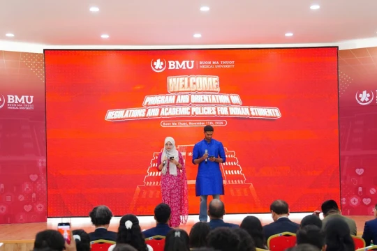 Hơn 50 sinh viên Ấn Độ nhập học vào Trường Đại học Y Dược Buôn Ma Thuột