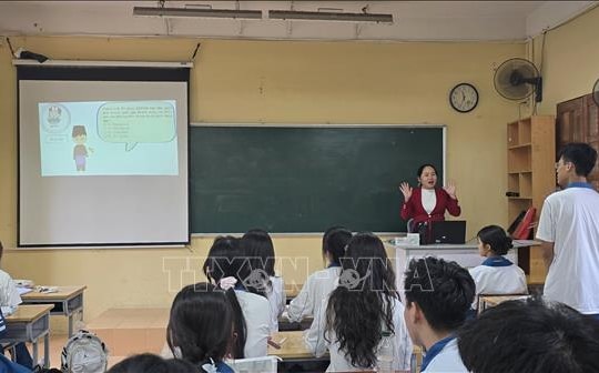 Nữ giáo viên tiên phong trong áp dụng công nghệ vào bài giảng lịch sử