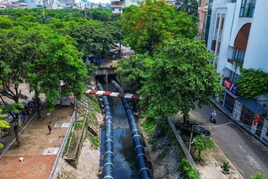 Hà Nội chi 869 tỷ đồng xây công trình khẩn cấp để bổ cập nước sông Tô Lịch và chống ngập