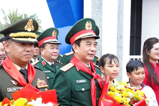 Khánh thành khu phòng học bán trú do Bộ Quốc phòng xây tặng tại Tây Ninh