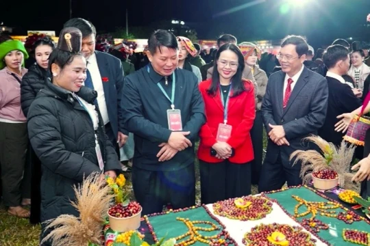 Tưng bừng Ngày hội cà phê tại Sơn La