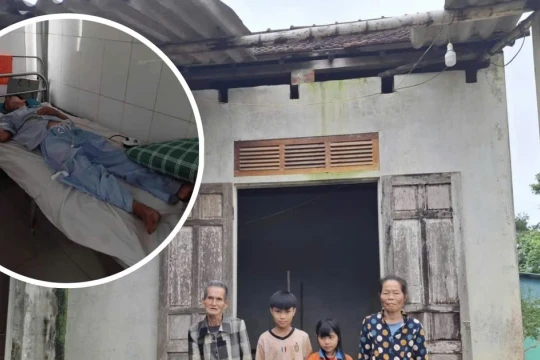 Đau đáu tiếng nguyện cầu của 2 đứa trẻ thơ về người cha gặp nạn sau cơn bão dữ