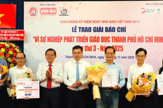 Báo GD&TĐ đoạt giải Nhất Giải Báo chí Vì sự nghiệp giáo dục TPHCM lần 3 năm 2025