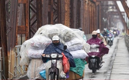 Mưa rét bao trùm miền Bắc, có nơi dưới 5°C