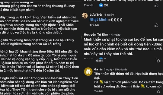 Trước phiên tòa "Chị Em Rọt", xuất hiện bài viết "hoa hậu Thùy Tiên nên được tại ngoại"
