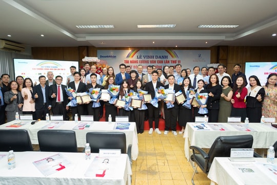 Vinh danh 9 thí sinh xuất sắc đạt Giải thưởng tài năng Lương Văn Can