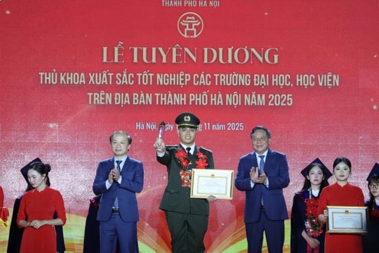 Nam sinh ngành Điều tra là thủ khoa Học viện Cảnh sát nhân dân