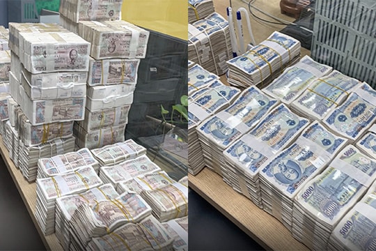 Khách mang đầy một bàn tiền lẻ đi mua ô tô ở Lạng Sơn: Tổng số tiền gây "choáng"