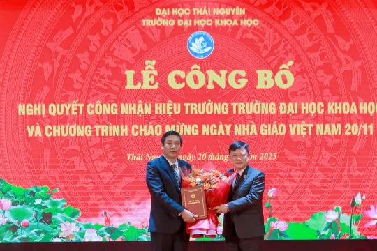 PGS.TS Nguyễn Văn Đăng tiếp tục giữ chức vụ Hiệu trưởng Trường Đại học Khoa học