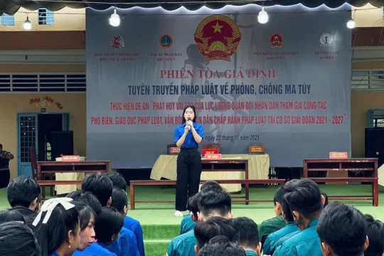 Phiên tòa giả định đưa Luật Phòng, chống ma túy đến gần hơn với học sinh