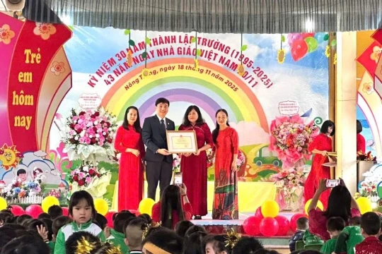 Phú Thọ: 30 năm bền bỉ vun trồng những mầm xanh ở Trường Mầm non Nông Trang