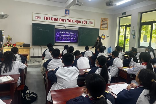 Ngôi trường ở Hà Tĩnh dạy Toán bằng tiếng Anh cho toàn bộ học sinh
