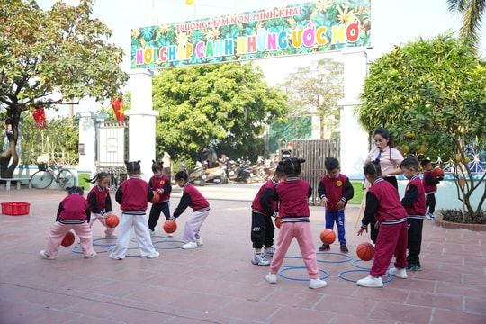 Trường Mầm non Minh Khai lan tỏa mô hình giáo dục toàn diện cho trẻ