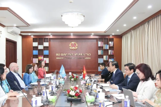 UNICEF cam kết đồng hành cùng Bộ GD&ĐT nâng cao chất lượng giáo dục