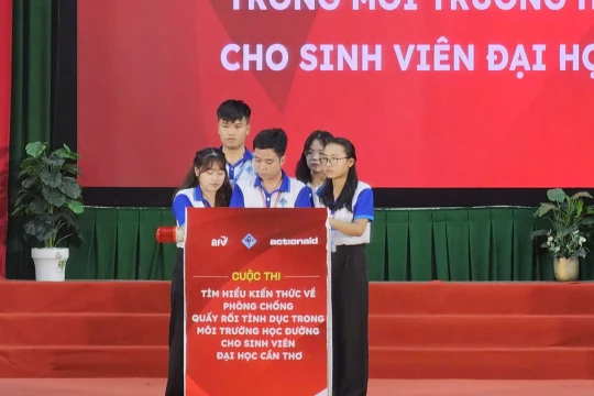Sinh viên Cần Thơ thi phòng, chống quấy rối tình dục trong học đường