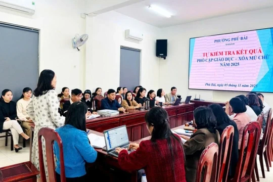 Các phường, xã tại TP Huế quyết liệt triển khai công tác xóa mù chữ