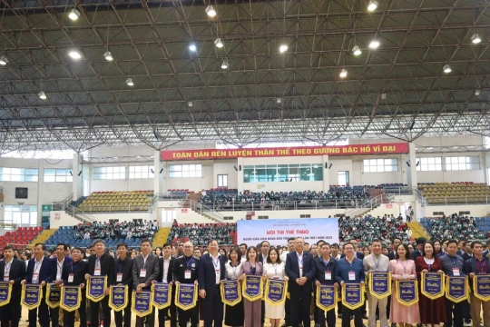 Sôi nổi Hội thi thể thao 'Người giáo viên nhân dân' tỉnh Phú Thọ