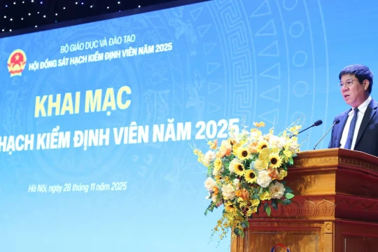 Sát hạch kiểm định viên giáo dục đại học và cao đẳng sư phạm năm 2025