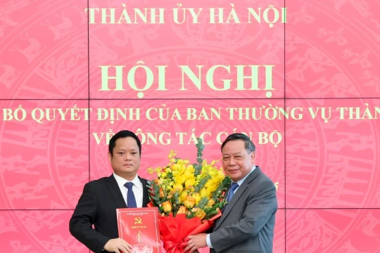 Ông Vũ Minh Tuấn giữ chức Phó Trưởng Ban Tuyên giáo và Dân vận Thành ủy Hà Nội