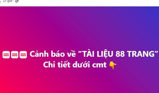 Công an xã Tiên Hưng, tỉnh Hưng Yên cảnh báo khẩn về tài liệu độc hại lan truyền trên mạng