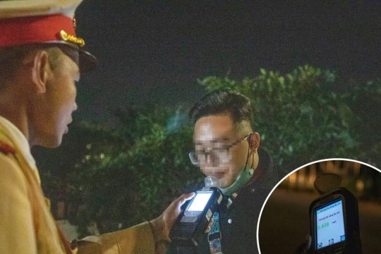 Hơn 800 trường hợp vi phạm nồng độ cồn trong 3 ngày cuối tuần ở Hà Nội