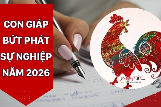 Không muốn cũng PHẢI TIN - 3 con giáp XUẤT SẮC nhất trong sự nghiệp 2026, con giáp đầu tiên gây bất ngờ nhất!