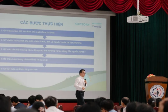 An Giang tích hợp nội dung giáo dục tiết kiệm nguồn nước giảng dạy bậc Tiểu học