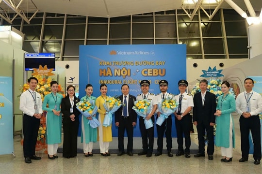 Vietnam Airlines chính thức mở đường bay thẳng đầu tiên Hà Nội – Cebu