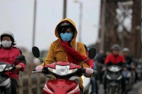 Không khí lạnh tăng cường, nền nhiệt ở Bắc Bộ - Bắc Trung Bộ tiếp tục giảm 1-3 độ C