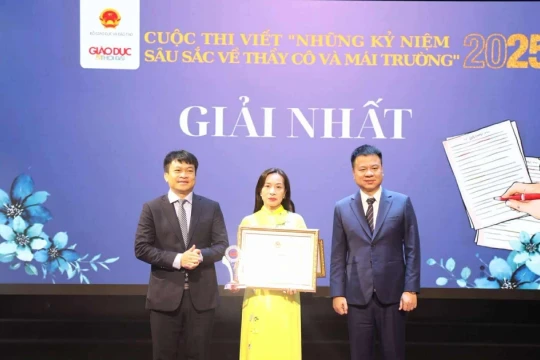 Hải Phòng đoạt 5 giải cuộc thi 'Những kỷ niệm sâu sắc về thầy cô và mái trường'
