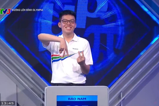 Nam sinh Đồng Nai thắng thuyết phục trận thi tuần Olympia