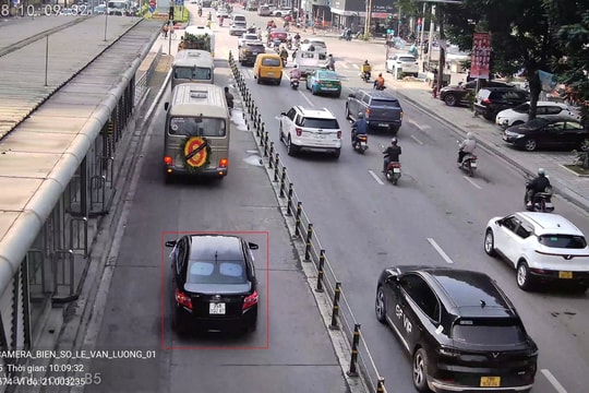 156 xe chạy quá tốc độ, vượt đèn đỏ tại Hà Nội có biển số sau nhanh chóng nộp phạt nguội theo Nghị định 168