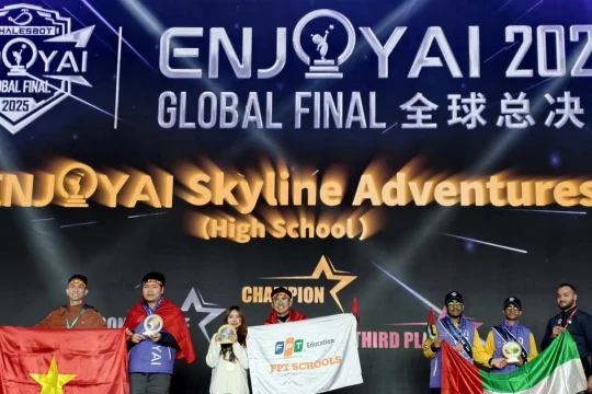 Đội tuyển Việt Nam giành 14 giải thưởng tại Cuộc thi Enjoy AI 2025