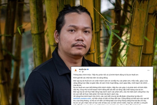 Thông báo mới nhất từ Nuôi Em: Dù tài khoản đóng băng nhưng các bé vẫn được duy trì bữa ăn hằng ngày