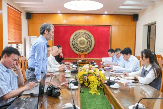 Đoàn công tác các cơ quan báo chí trung ương thực tế tại Thái Nguyên